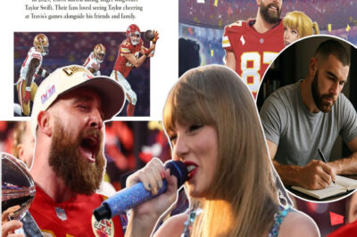 Travis Kelce releases a book about his love for pop star Taylor Swift: when they were attracted to each other, how they flirted, how they started confessing their feelings, and the remarkable stages of their relationship