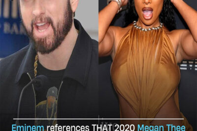 Eminem references THAT 2020 Megan Thee Stallion shooting incident on his new track Houdini… and drops star-studded music video with Pete Davidson, Dr. Dre and Snoop Dogg cameos