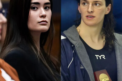 BREAKING: Transgender swimmer Lia Thomas’ former team-mate demands an apology for being ‘forced to undress with him 18 times a week’… after American lost legal battle to compete in women’s events at the Olympics!”