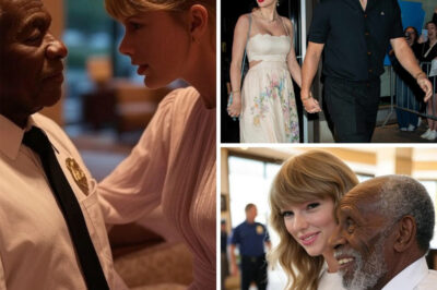 Breaking News! Taylor Swift Returns To Luxury Hotel After Date Night With Travis Kelce, Surprised To Hear Security Guard Sing Her Song! An old security guard stood under the night sky, his face haggard, humming a familiar tune – it was Taylor Swift’s song! But what made everyone unable to take their eyes off was Taylor Swift’s sincere action that changed this old security guard’s life forever.