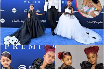 “Cardi B Makes a Splash with Sweet Family Moment at ‘The Little Mermaid’ Premiere! Daughters Kalea and Kulture Shine with Dad Offset, Cardi B’s Third Baby Revealed!” The Little Mermaid premiere was a hit when Offset brought his daughters Kalea and Kulture to the event. The girls made a splash in their gorgeous royal outfits, while Offset was equally stunning in his sophisticated black and white suit.