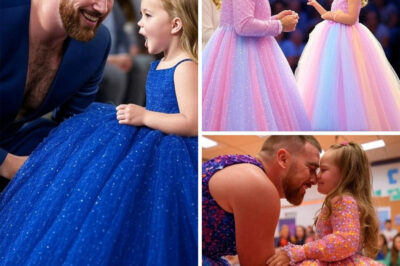 “HISTORIC MOMENT! Travis Kelce Transforms In A Dress And Goes Crazy On Stage With His Granddaughter Wyatt Kelce – An unprecedented scene in NFL history that left everyone ‘stunned’! What happened in this colorful night?”