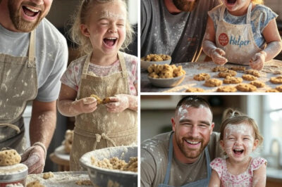 “LIVE FROM THE KITCHEN! Travis Kelce and his niece Elliotte turn their fear of flour into a huge laughing mess! The sight of the two ‘making a mess’ in the kitchen has everyone ‘melting’! Watch the ‘brain-exploding’ video now!”