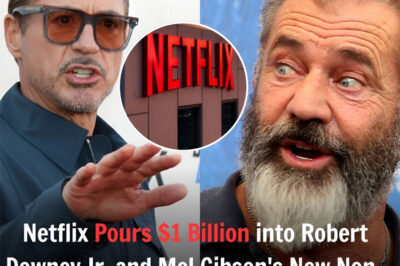 “Shocking Billion Dollar Investment! Netflix Pours $1 Billion Into Robert Downey Jr. and Mel Gibson’s New Production Studio: Is This a Revolution in Hollywood Entertainment? What Breakthrough Movies Will These Two Big Stars Create When They Partner With the Streaming Giant?”