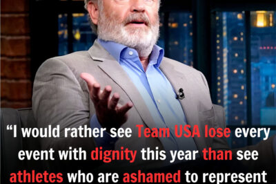 “Better to see Team USA lose with dignity than to see athletes who aren’t proud to represent their country and win gold! Kelsey Grammer’s controversial quote about Team USA and the deep implications behind it. Is this a true reflection of sportsmanship or just an extreme personal opinion?”