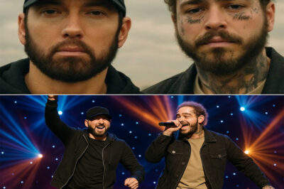 Eminem stopped yelling, Post Malone stopped drinking—and the internet lost its mind. No one saw this coming: “Time Flies Away,” a worship-tinged, soul-searching track that has fans crying instead of head-banging. From Detroit’s angriest lyricist to the tattooed melody king, both artists have gone full emotional confessional. No disses, no flexing—just two broken voices whispering to the heavens (and to us). Is this hip-hop’s redemption arc or just a midlife music crisis? Either way, if you thought rap couldn’t be vulnerable, raw, or even spiritual—this track will wreck your assumptions and maybe even your mascara.