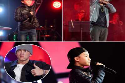 Just 12 years old, a shy Asian boy walked onto The Voice stage, gripping the microphone like it was his only anchor. With a soft voice, he shared how Eminem’s music had been his lifeline through years of bullying. Then the beat dropped. Within seconds, his voice exploded with fire and fearless energy. The judges were stunned—chairs turned in unison, eyes wide in disbelief. The crowd rose to their feet, clapping, cheering, crying. In that moment, a star was born.