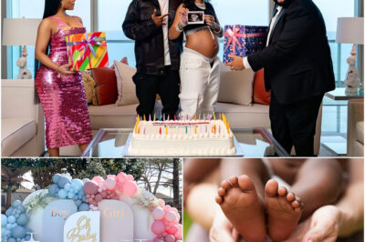 Nicki Minaij and DJ Khaled surprised Rihanna at her Gender Reveal party. Everyone was touched by the gift with the SWEET and meaningful message!