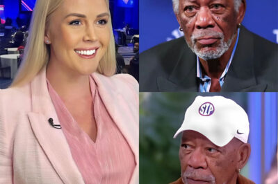 Karoline Leavitt was mercilessly lectured by Morgan Freeman on the topic of R@CIST and INEQU@LITY on live TV! When she tried to defend her point of view, Morgan Freeman responded with words so sharp and profound that it made her speechless. This tense moment left the audience “holding their breath” and caused a storm on social media with a series of heated debates!