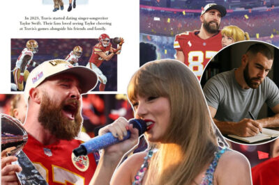 Travis Kelce releases a book about his love for pop star Taylor Swift: when they were attracted to each other, how they flirted, how they started confessing their feelings, and the remarkable stages of their relationship