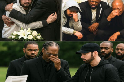 BREAKING: Eminem’s Mysterious Gesture at Snoop Dogg’s Grandchild’s Funeral Leaves Even Dr. Dre Speechless — What He Whispered at the Casket Sparks Rumors of a Secret Pact That Could Change Everything… Why Did 50 Cent Break Down in Tears? And What Did Eminem Leave Behind in the Casket That No One Was Allowed to See?