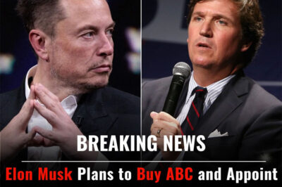 BREAKING NEWS: Elon Musk Plans to Buy ABC and Appoint Tucker Carlson as CEO: “Only Way to Remove Wokeness from Network”.