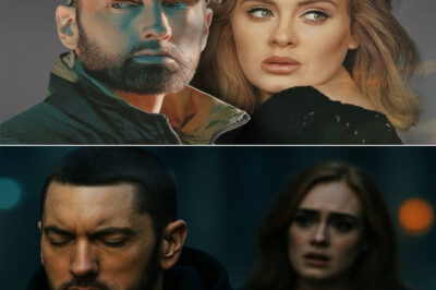 Nobody was ready for this. Out of nowhere, Adele and Eminem just dropped a track that feels like heartbreak went nuclear. “Love To Ashes” isn’t just a song — it’s a full-blown emotional detonation. One moment you’re swaying to Adele’s voice like it’s 2015 all over again, the next you’re getting sucker-punched by Eminem spitting raw truths like he’s bleeding onto the mic. This isn’t a collab. This is a collision — of pain, pride, regret, and rage. And somehow, it works perfectly.