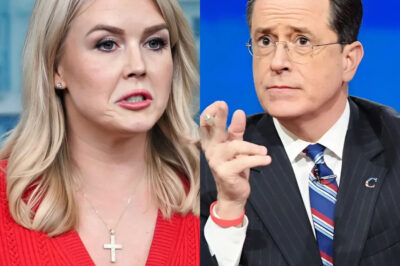 Late Show host Stephen Colbert faced a bitter outcome when he attempted to hum!liate Karoline Leavitt with “direct punches.” However, with her brilliance and intelligence, Karoline Leavitt successfully countered all the attacks aimed at her.