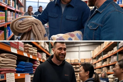 Travis Kelce Opens “Zero-Dollar Supermarket” for the Homeless — What Disappeared First Will Melt Your Heart.