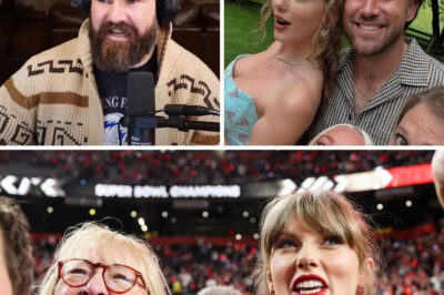 Jason Kelce delivered a six-word message to Travis Kelce and Taylor Swift, claiming it was “from their mother,” after news of their appearance at their cousin’s wedding went viral on social media. Taylor was reportedly stunned upon hearing it