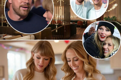While Travis Kelce is neck-deep in prepping for the launch of his Steak House with Patrick Mahomes, Taylor Swift decided her man could use a little emotional boost. She secretly planned a surprise—complete with strategic advice from none other than Patrick’s wife, Brittany. Because nothing beats a football family—and the wild ideas of a mom of three.