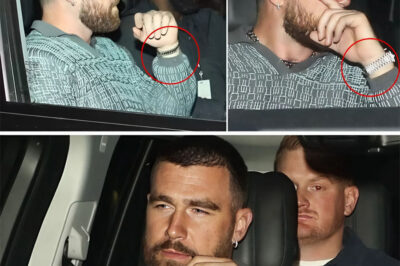 Travis Kelce subtly showed off the gift his girlfriend Taylor Swift gave him for his birthday. The Chiefs star made a funny mouth gesture when a fan asked how much the gift was worth, making everyone laugh.