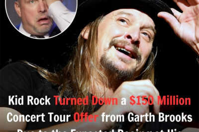Kid Rock Turned Down a $150 Million Concert Tour Offer from Garth Brooks Due to the Expected Booing at His Shows.