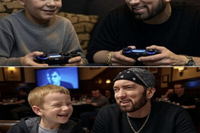Eminem spent decades avoiding the spotlight when it comes to his private life — but what Eminem just did for one 12-year-old boy is leaving fans speechless. From gaming marathons to late-night talks, the rapper went all in for a Make-A-Wish day no one saw coming… and his final words to the boy are now going viral for all the right reasons.