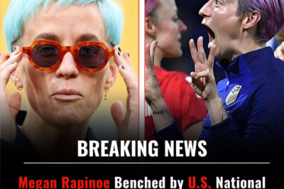Soccer Superstar Megan Rapinoe Shockingly Benched by U.S. National Team, Facing Possible Early Retirement Due to “Unforgivable” Behavior