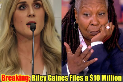 Hollywood’s Legal Explosion: Riley Gaines Suddenly Files $10 Million ‘Defamation’ Lawsuit Against Whoopi Goldberg — But What Really Made Her Take Such Violent Action? In a move that has sent shockwaves through the media and political world, swimmer Riley Gaines has filed a lawsuit against Whoopi Goldberg for allegedly defaming her.