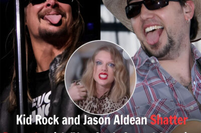 SHOCKING: Kid Rock and Jason Aldean Take the ‘You Can’t Cancel America’ Tour by Storm – Beating Taylor Swift?. Country-rock stars Kid Rock and Jason Aldean have just shaken the entertainment industry when their ‘You Can’t Cancel America’ tour not only sold out nationwide but also broke all box office records, stunning the industry. But what has the public talking non-stop is: Did they really just beat “stage queen” Taylor Swift?