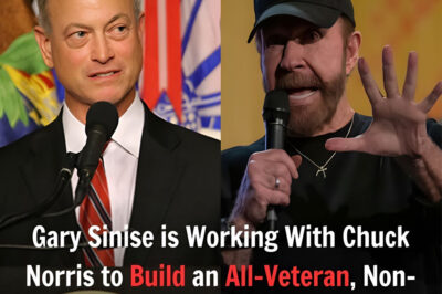 SURPRISE: Gary Sinise Teams Up With Chuck Norris To Form An All-Veteran Filmmaking Team – “Hollywood Needs a Major Surgery”?. Veteran actor Gary Sinise has revealed plans to team up with action legend Chuck Norris to build an all-veteran film production team, committed to being “non-political, non-trendy” – something they believe Hollywood is currently lacking.