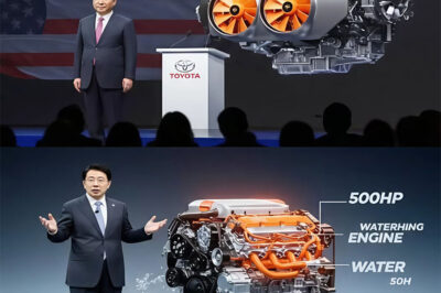 Toyota Shocks the Automotive World: Unveiling Water-Powered Engine – Is the Era of Electric Vehicles Coming to an End?. A new announcement from Toyota is making the entire automotive industry freeze! They have just announced the first water-powered engine, and that is raising the big question: Are electric vehicles about to become… a thing of the past?