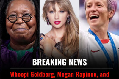 BREAKING NEWS: Whoopi Goldberg, Megan Rapinoe and Taylor Swift Suddenly Announce Leaving the US – Fans Are Stunned, No One Understands What’s Happening!. Three top stars from three different fields simultaneously “withdraw” from the US? What was serious enough to make them make this surprising decision – and is this a sign of an underground wave rising in the artist world?