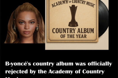 Surprise Rejection? Beyoncé’s Country Album Gets Snubbed by the Academy of Country Music—Here’s Why Fans and Industry Insiders Are Stunned  In a twist no one saw coming, Beyoncé’s highly anticipated country album has been officially rejected by the Academy of Country Music. The decision has left fans baffled and sparked heated debate across the music world. Was it a genre conflict, politics, or something deeper? The shocking details behind this unexpected snub may reveal more about the industry than anyone imagined.