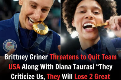 Tension Explodes: Brittney Griner Threatens to Walk Away from Team USA with Diana Taurasi After Fierce Backlash—“They Criticize Us, They’ll Lose Two Legends”. In a fiery response to what she calls “horrible” and unfair criticism, Brittney Griner has threatened to cut ties with Team USA, alongside basketball icon Diana Taurasi. The two superstars, pillars of the women’s national team, are now questioning their future on the Olympic stage. Griner didn’t hold back, warning: “They criticize us—they’ll lose two great stories.” What triggered this dramatic ultimatum—and could Team USA really lose two of its biggest names? The drama behind the scenes is unraveling fast.