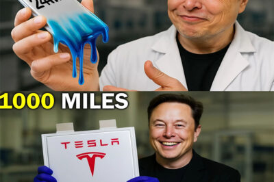 It Finally Happened! Elon Musk Leaks 1,000-Mile Battery with 4-Minute Charge — And It’s Made in the USA. In a stunning reveal that could redefine the future of electric vehicles, Elon Musk has leaked details of a revolutionary new battery capable of going 1,000 miles on a single charge—and fully recharging in just 4 minutes. Even more surprising? It’s entirely made in the USA. Could this be the breakthrough that ends range anxiety for good? The full story behind this leaked tech is more game-changing than anyone expected.