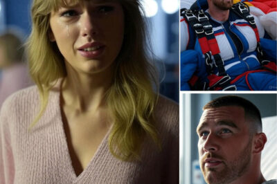 TRAGIC TEARS: Taylor Swift Breaks Down After Shocking News About Travis Kelce’s Skydiving Accident – What Happened Mid-Air?  In the middle of her sold-out tour, Taylor Swift received a phone call that changed everything. Travis Kelce had been injured during a secret skydiving stunt gone horribly wrong—and her emotional collapse backstage left fans stunned. What exactly happened in the sky, and will he fully recover? The details are more dramatic than anyone imagined.