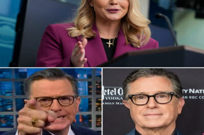 BREAKING: Karoline Leavitt Hijacks Colbert’s Show in Shocking On-Air Showdown—Dismantles His Media Spin, Calls Out Hypocrisy, Leaves Audience Stunned as CBS Abruptly Cuts the Segment Mid-Broadcast in Unprecedented Late-Night Meltdown