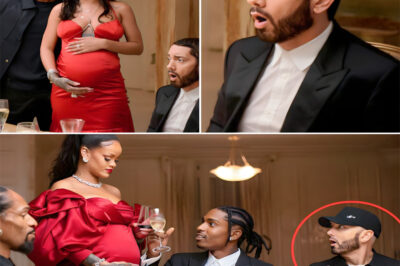 “No way!” — Rihanna and A$AP Rocky reveal baby number 3’s name starts with the letter “E”… and Eminem’s shocked reaction has everyone in awe!. Over a night of diamonds, champagne, and gasps, Rihanna and A$AP Rocky revealed a shocking revelation: their third baby’s name starts with the letter “E.” But what stunned the crowd was Eminem’s stunned, emotional reaction — fans said he looked like he’d seen a ghost. Was it a tribute? A secret connection? The truth behind the letter “E” is taking the internet by storm.