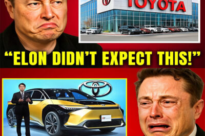 Toyota Just Destroyed Tesla — Elon Musk Is Reportedly Furious Over Surprise Power Move. In a sea change in the industry, Toyota has struck Tesla with a bold move that no one saw coming. Insiders say Elon Musk is furious — and scrambling to figure out how to respond. What exactly did Toyota reveal that’s shaking up the electric vehicle world, and could it threaten Tesla’s future dominance? The details are even more shocking than you might think…