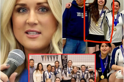 Locker Room Wars: High School Girls Basketball Team Retreats Over Transgender Athlete — Riley Gaines Speaks Out. Tensions flared when a high school girls basketball team refused to play — or even share a locker room — with a transgender athlete, sparking a nationwide outcry. Now, former NCAA swimmer Riley Gaines is adding fuel to the fire, criticizing policies that allow biological males to compete against females. What really happened behind the scenes, and could this spark a turning point in the debate over gender in sports?