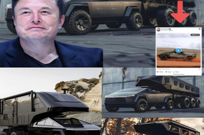 Elon Musk’s 10-Wheel Cyberlander Truck Unveiled — Is This the Armored Personnel Carrier of the Future?. In a reveal that resembles a sci-fi war movie, Elon Musk unveiled Tesla’s boldest concept yet: the 10-wheel Cyberlander truck. Dubbed the “armored personnel carrier of the future,” the beast is built for more than just off-roading. Is Tesla quietly entering the defense space — or is it redefining adventure vehicles altogether? What’s inside this futuristic beast will blow your mind.