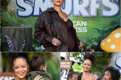 Rihanna’s impressive actions have made her fans’ love for her grow. Under the bright lights of the red carpet of the movie premiere, she made a special gesture towards her child, causing the entire audience to explode in continuous applause.