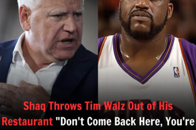 Shaquille O’Neal left diners speechless after confronting Governor Tim Walz in a crowded restaurant, boldly declaring, “You’re a disappointment.” But what led to the unexpected confrontation? The surprising story behind Shaq’s shocking comments is making headlines—and it’s more than just political drama.