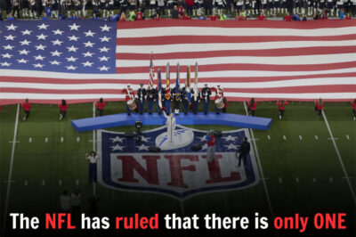“‘One Nation – One Anthem’: The NFL’s bold new move has the internet buzzing — but it’s the unexpected reactions from players, fans, and even former league legends that have everyone talking. What’s really behind this shocking decision, and why is it dividing the sports world in ways no one saw coming?”