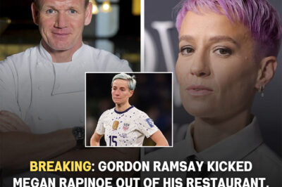 “‘I Can’t Stand Her!’ – Celebrity chef Gordon Ramsay stunned diners with a blunt attack on Megan Rapinoe during an appearance at a popular restaurant. What could have pushed the hot-tempered chef over the edge, and why are people suddenly taking sides? The story is more dramatic than anyone expected.”