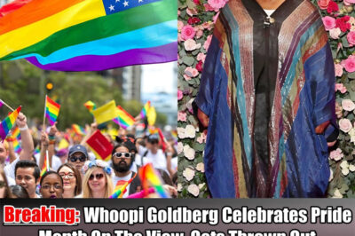The View’s shocking twist: Whoopi Goldberg was supposed to celebrate Pride Month live on air—only to be abruptly escorted off the set just minutes later. What really happened behind the scenes? The explosion is causing a wave of speculation and backlash, and the truth may be more complicated than it seems.