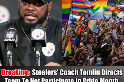 BREAKING: Steelers coach Mike Tomlin reportedly shocked the NFL community by instructing his team to not participate in Pride Month activities – allegedly calling them “shit.” What led to this controversial move? The growing behind-the-scenes tensions and cultural clashes within the league may be even more intense than fans imagined.
