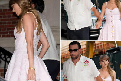 Taylor Swift and Travis Kelce were spotted sneaking out for a cozy, casual dinner in New York shortly after their Nashville trip—but it was what happened after the meal that had fans going crazy. Hand-in-hand walks, secret whispers, and a moment that may have revealed more than they intended. Could this be a hint of something big ahead of the NFL season? The signs are starting to emerge—and the truth may be bigger than anyone imagined.