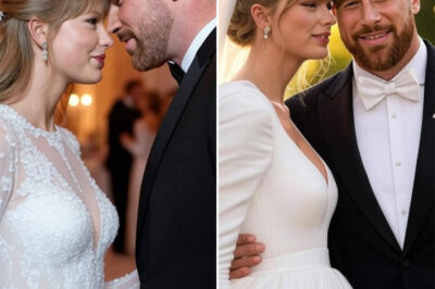Fans are going wild over Travis Kelce and Taylor Swift’s new wedding photo — but what really has everyone talking is the mysterious detail that’s sparking wild theories online.
