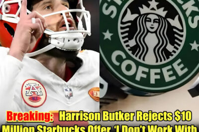 Breaking News: Harrison Butker Turns Down $10 Million Deal With Starbucks — “I Don’t Work With Woke People”. NFL player Harrison Butker stunned fans and business executives by turning down a $10 million offer from Starbucks, citing his refusal to work with companies he calls “woke.” What was behind the bold decision — and how did Starbucks respond to the public’s indifference? The fallout has been sensational.