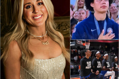 Riley Gaines Slams Brittney Griner for Protesting the National Anthem — “Show Respect to the Country That Saved You from a Russian Gulag”. Riley Gaines has sparked a new furor after criticizing Brittney Griner for kneeling during the National Anthem, stating, “You don’t have to sing, but you do have to show respect to the country that saved you from a Russian gulag.” The comment was met with immediate backlash from Griner — what did she say, and how did the public react to the controversial exchange?