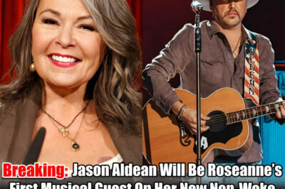 Breaking News: Jason Aldean Set to Be First Musical Guest on Roseanne Barr’s New Show That Doesn’t Make Pop Culture References – Fans Say It Sends a Powerful Message. Country star Jason Aldean is set to make headlines as the first musical guest on Roseanne Barr’s highly anticipated non-pop culture-related show. The bold pairing has sparked plenty of controversy – what does it say about the tone of the show, and why are fans calling it a statement move? The full story behind this unexpected collaboration is getting the attention of the entire entertainment world.